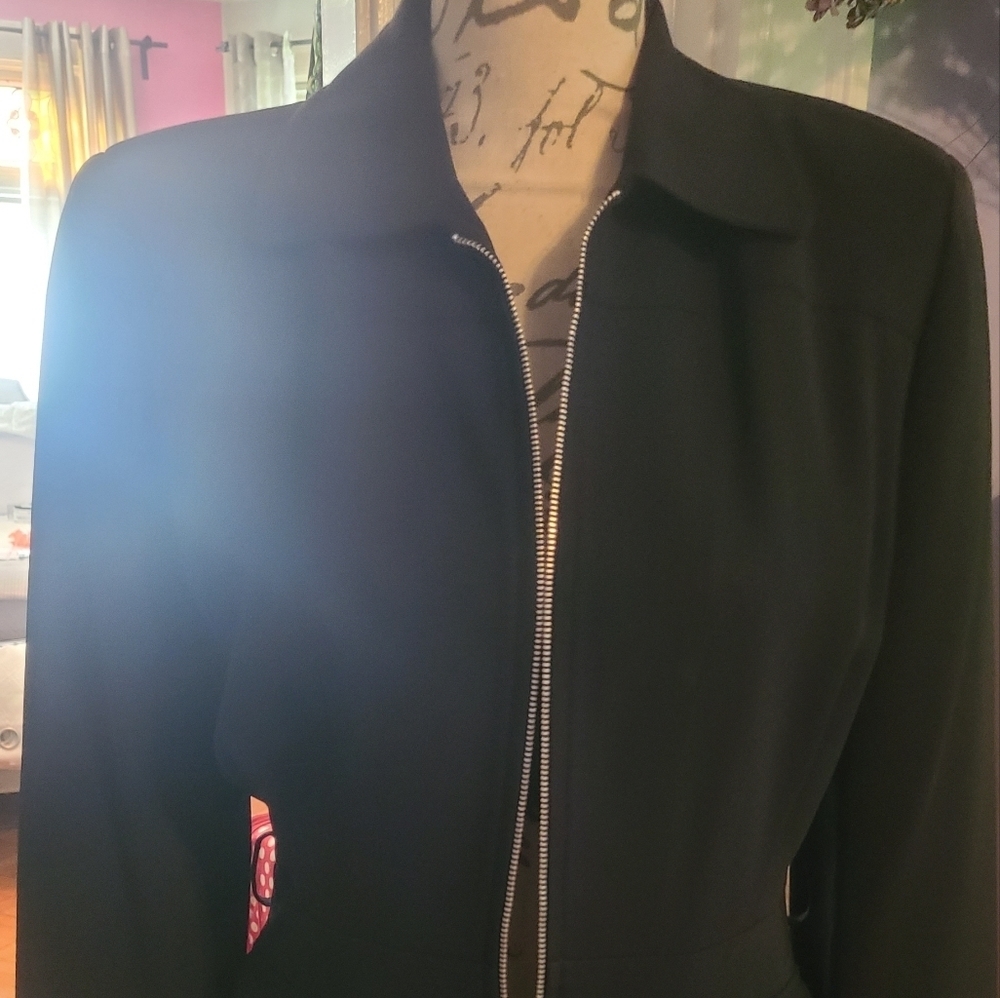 HP🔥🔥Gorgeous Vintage Ann Taylor Blazer/Jacket/suit Coat, Zip Up sz 2 - Picture 6 of 13